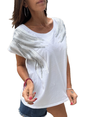 Remera Silver Wings