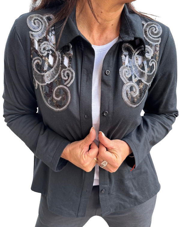 Camisa Charretera Calada