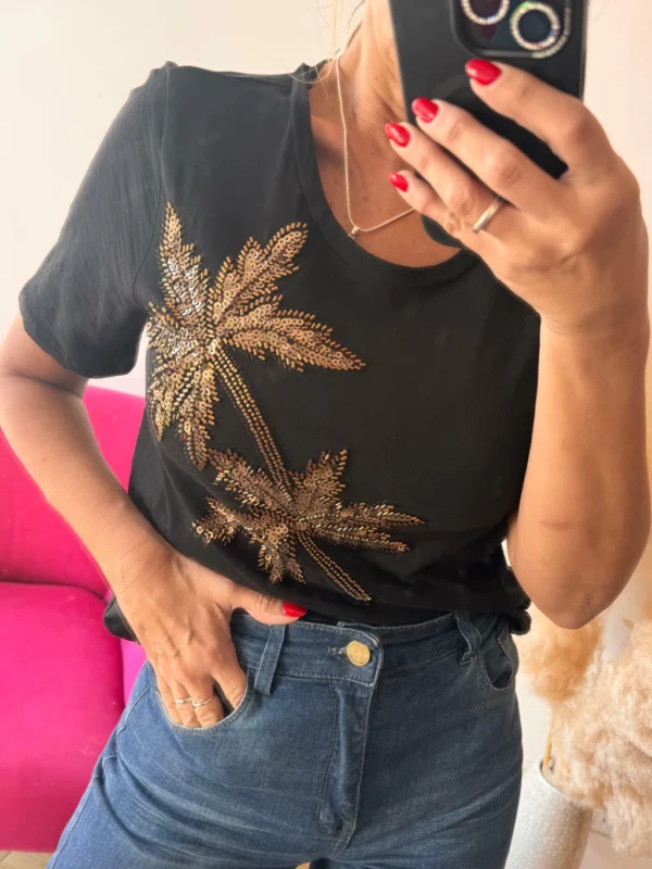 Remera Flame Palm