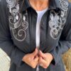 Camisa Charretera Calada