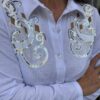 Camisa Charretera Calada