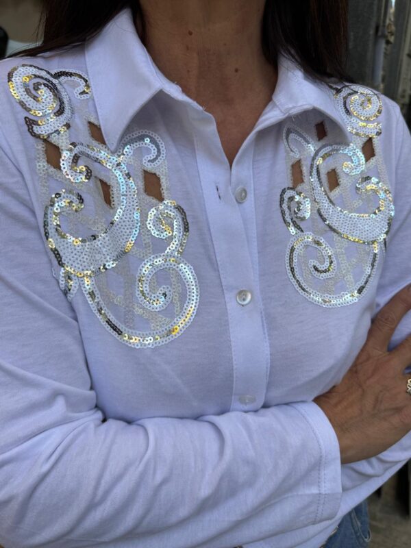 Camisa Charretera Calada