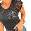 Remera Black Lace