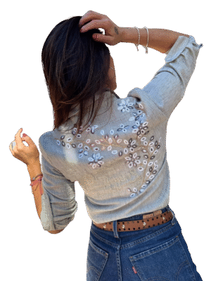 Camisa Bloom Back