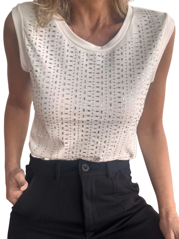 Remera Shine Grid