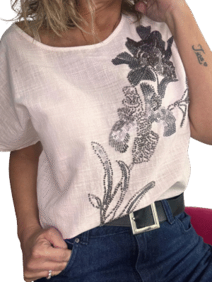 Remera Orquídea Shine
