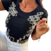 Remera Skyline Cuadrado