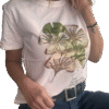 Remera Golden Leaf
