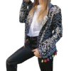 Chaqueta Incaica Flecos Multicolo