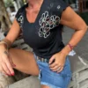 Remera Flor de Noche
