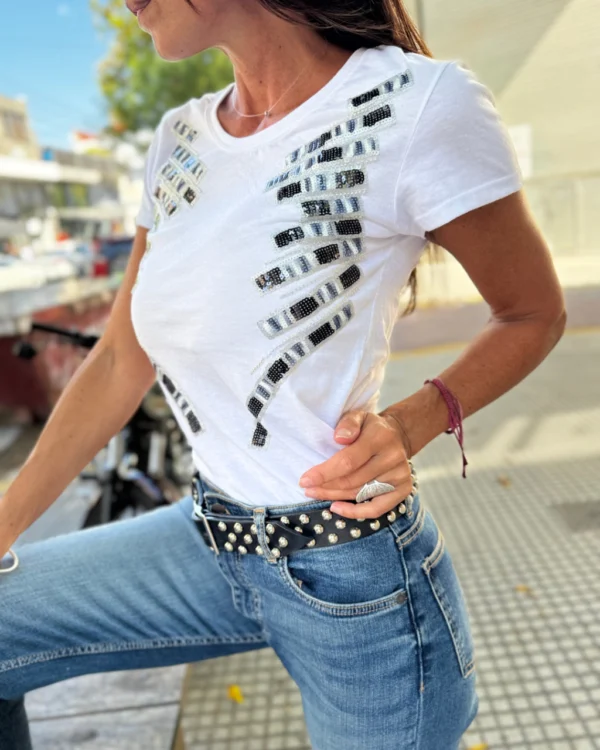 Remera Skyline Cuadrado