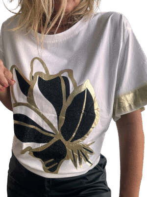 Remera Golden Bloom