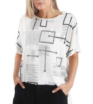 Remera Geométrica Prisma