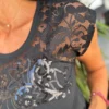 Remera Black Lace