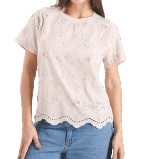 Remera Lace Bloom