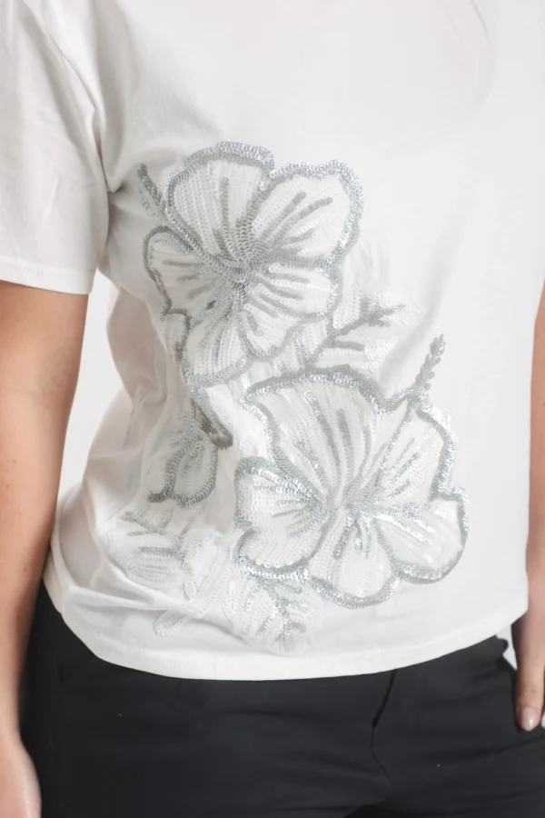Remera Silver Bloom