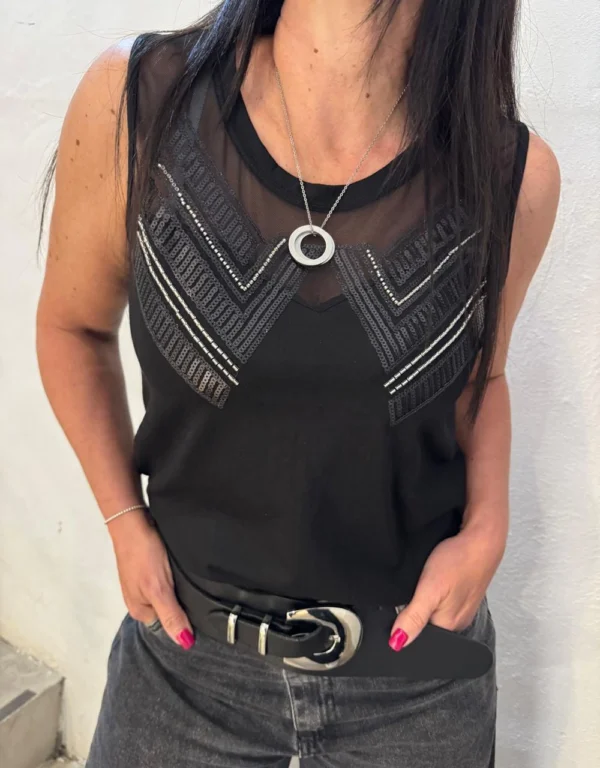 Musculosa escote corazón - BORDADO V (1) - copia Musculosa VIVA