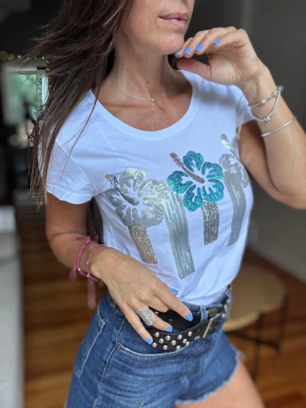 Remera Clásica - PALMERAS (2) Remera Palm Shine