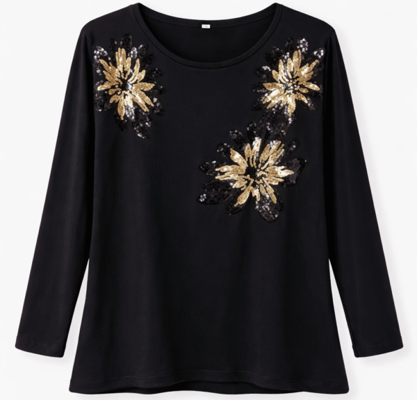 Remera Loren Negro Remera LOREN