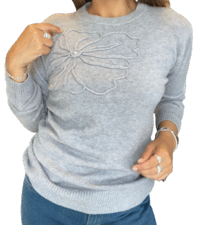 Sweater Flor Perla