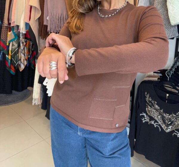 Sweater Destello Moka