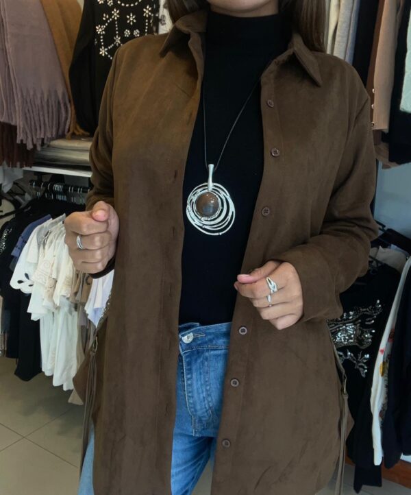 Camisa Vestido Noir Chic