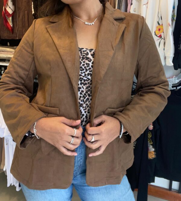 Blazer Velvet Chic