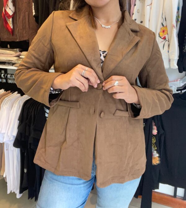 Blazer Velvet Chic