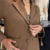Blazer Velvet Chic