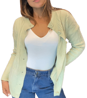 Cardigan Mint Romance