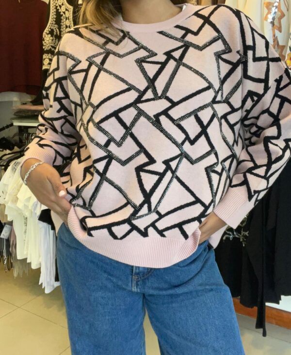Sweater Geo Shine
