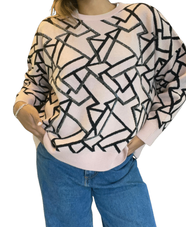 Sweater Geo Shine